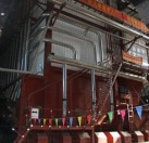 寧城光大熱力130T、65T往復爐排熱水爐